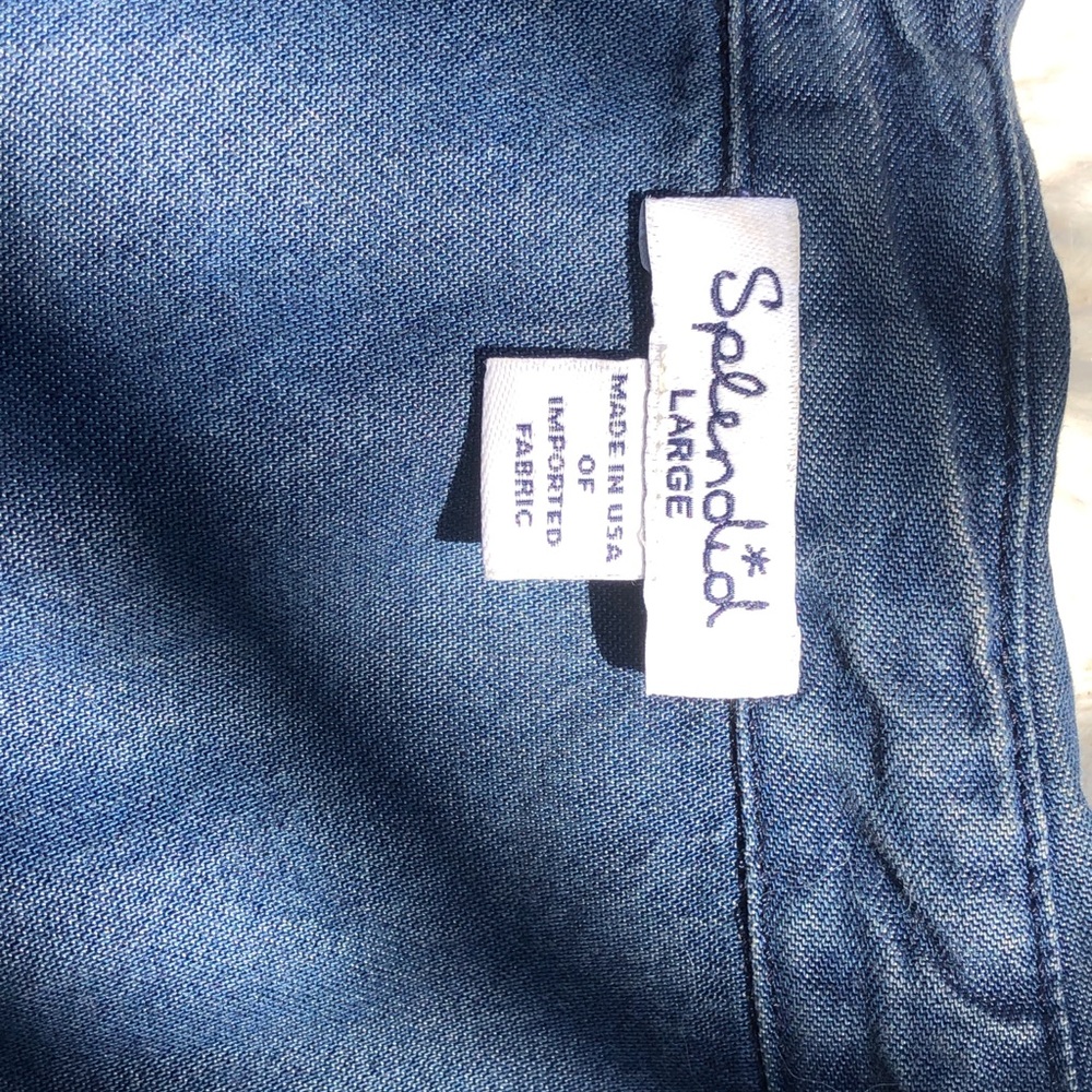 Splendid Chambray button down top - Picture 9 of 16